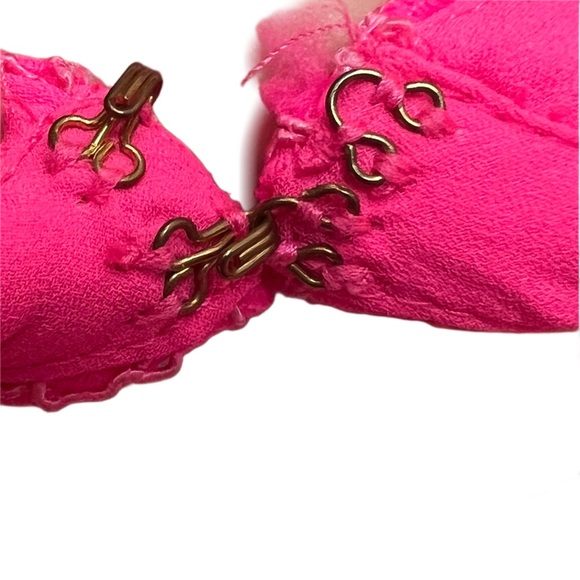 SOLD Lilly Pulitzer Hot Pink Quinn Halter Swing Dress Size Small - Picture 8 of 10